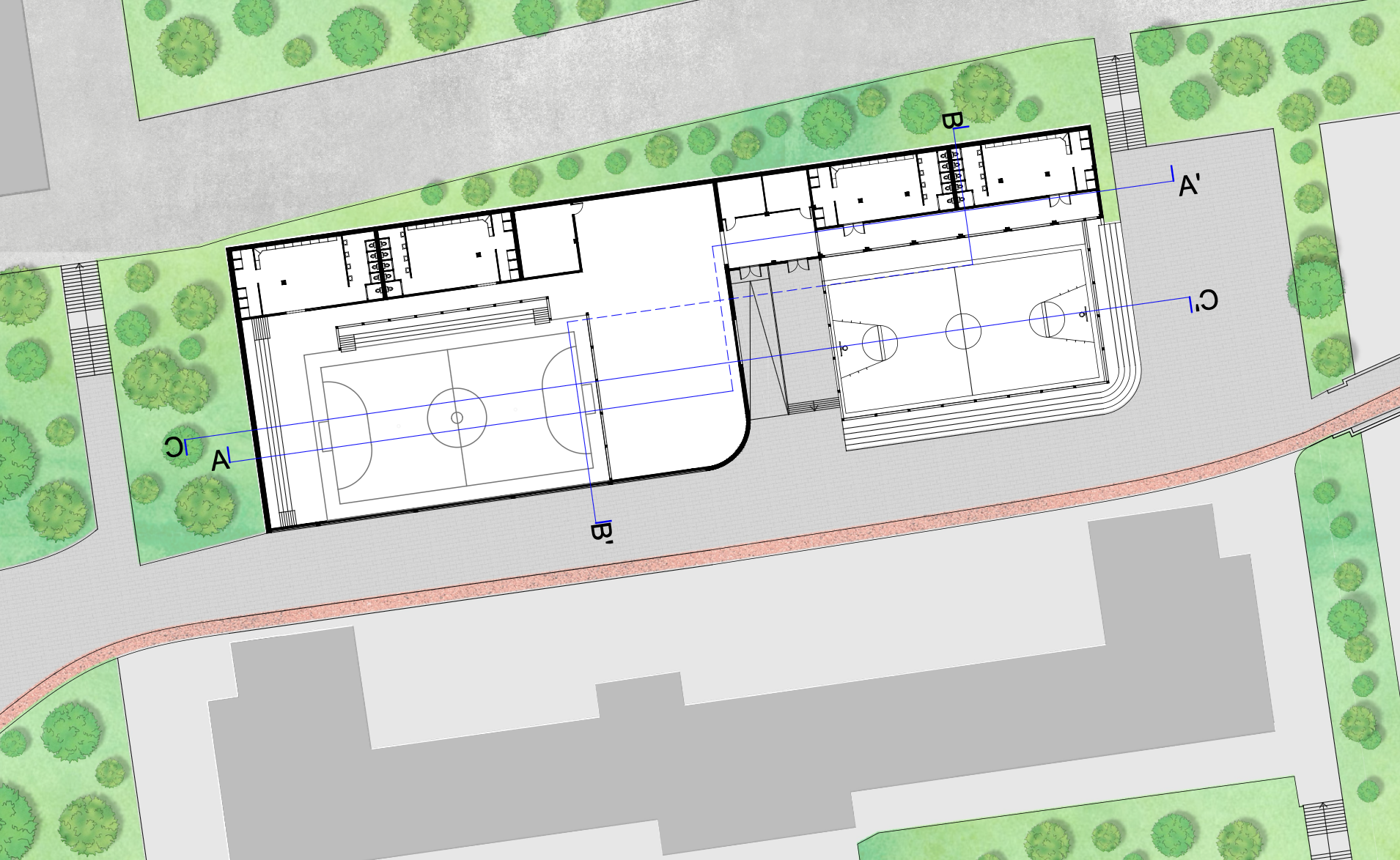 Planimetria Bagnoli Sports Hub